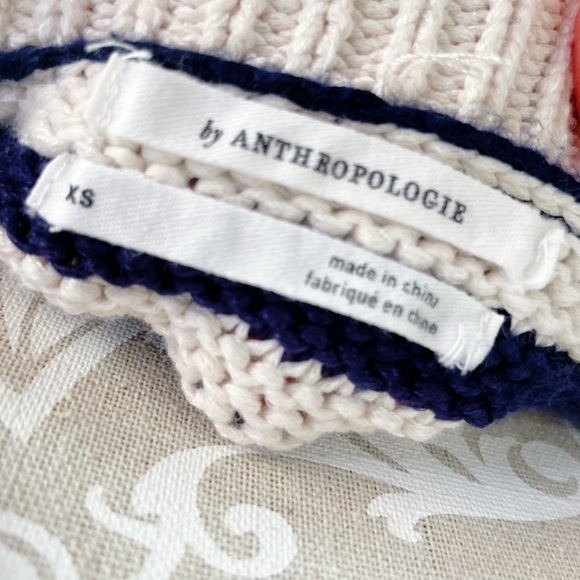 Anthropologie Striped Knit Crossback Tank Top – XS - Picture 7 of 7